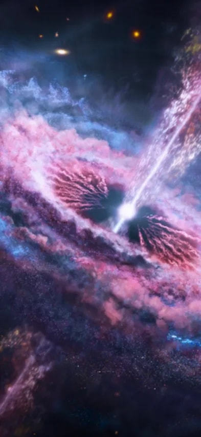 Cosmic nebula background